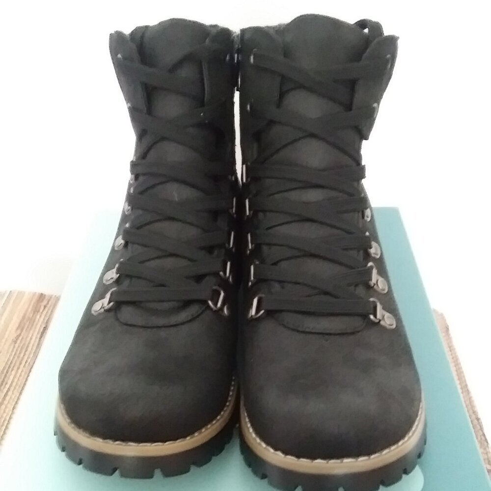 🏞️ White Mountain Cliffs Women's Boots 8.5 NIB Trail-Inspired Lace + Zip - Picture 4 of 11